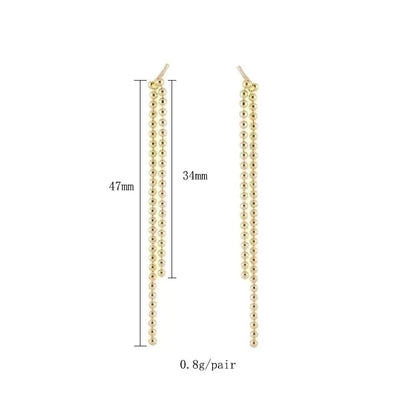 2 Pieces Minimalist Geometric Plating Inlay Copper Zircon 18k Gold Plated Hoop Earrings Ear Cuffs Ear Studs