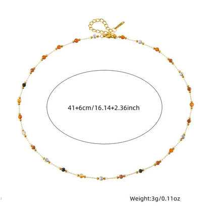 Women Chain Stainless Steel Electroplating Jewelry Sets