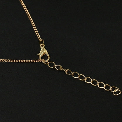 Casual Minimalist Solid Color 316L Stainless Steel 14K Gold Plated Necklace