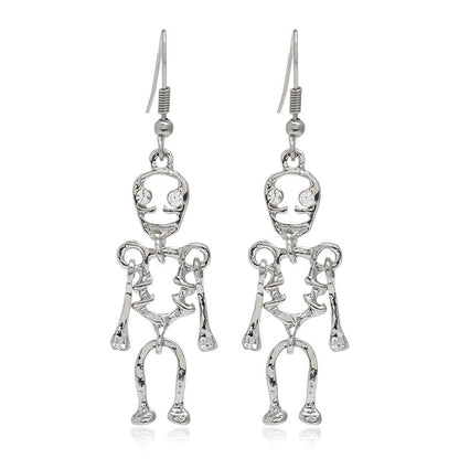 6 Pieces Gothic Cat Spider Alloy Women'S Drop Earrings 1 Pair