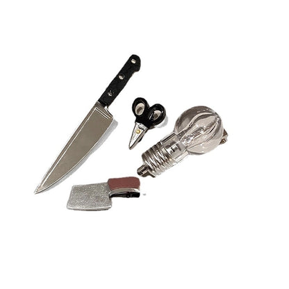 Halloween Funny Cool Style Women's Scissors Bulb Mixed Materials Hair Clip