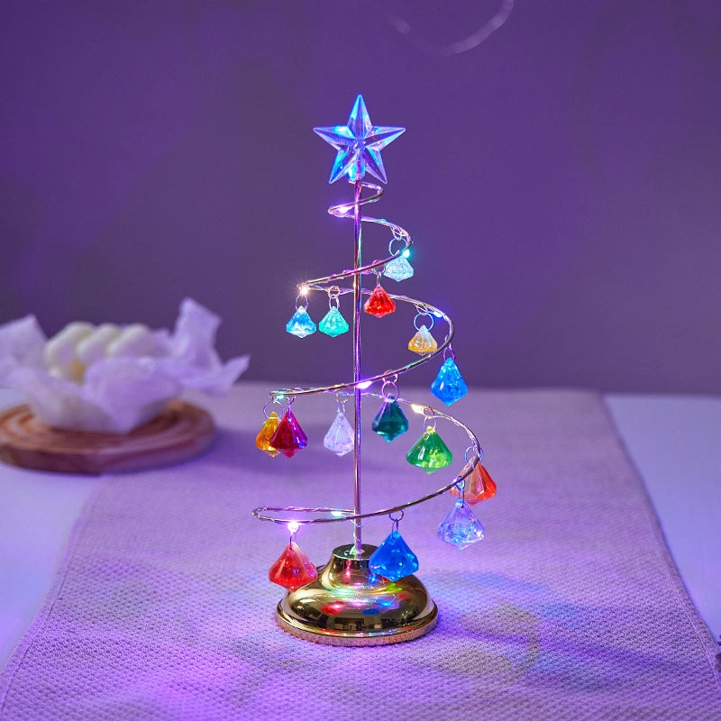Christmas Cute Christmas Tree Star Iron Daily Festival Ornaments