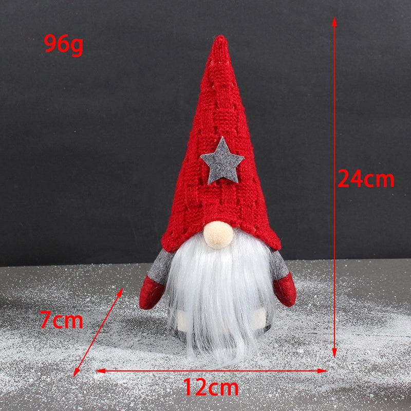 Christmas Minimalist Christmas Hat Doll Star Cloth Party Ornaments