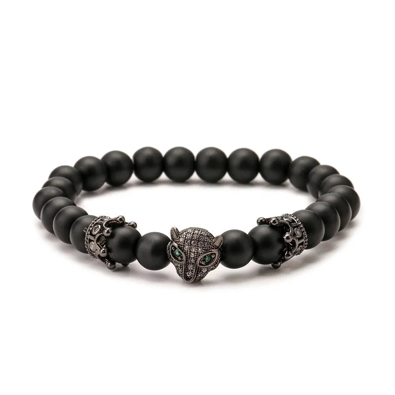 Retro Geometric Natural Stone Bracelets