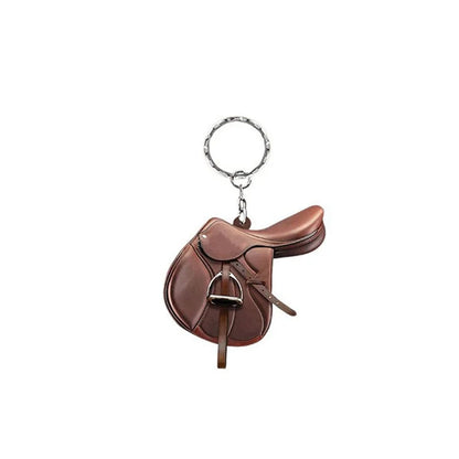 Saddle AcrylicKeychain Cross-border New Western Denim Saddle Keychain Pendant Schoolbag Pendant