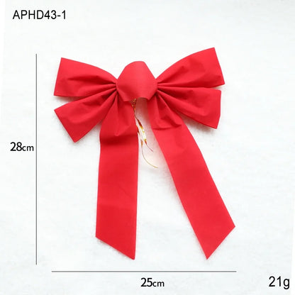 Christmas Minimalist Classic Style Bow Knot Holiday Festival Hanging Ornaments Decorations Hanging Ornaments