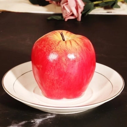 Christmas Cartoon Style Cute Apple Wax Candle