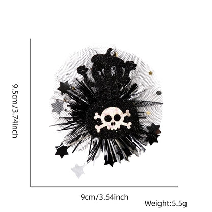 Halloween Gothic Women's Color Block Plastic Hair Clip