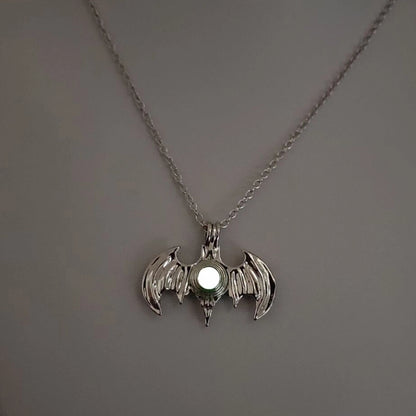 Luminous Hollow Diy Cage Christmas Tree Women's Necklace