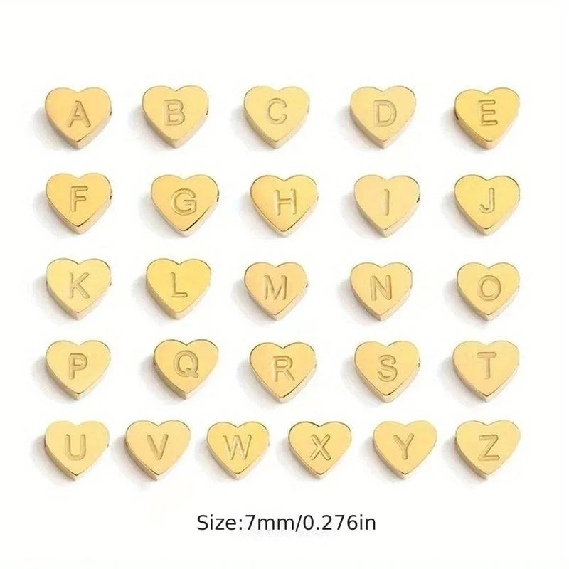 Elegant Minimalist Letter Heart Shape 304 Stainless Steel Artificial Pearl Bracelets In Bulk