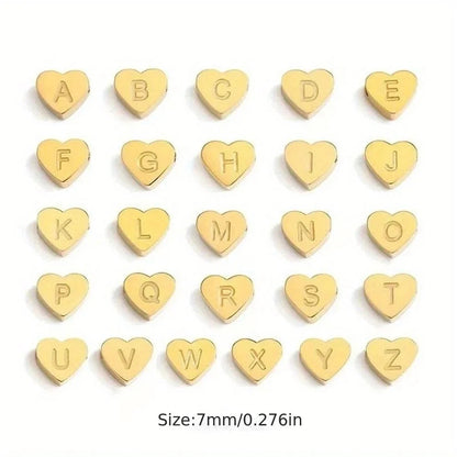 Elegant Minimalist Letter Heart Shape 304 Stainless Steel Artificial Pearl Bracelets In Bulk