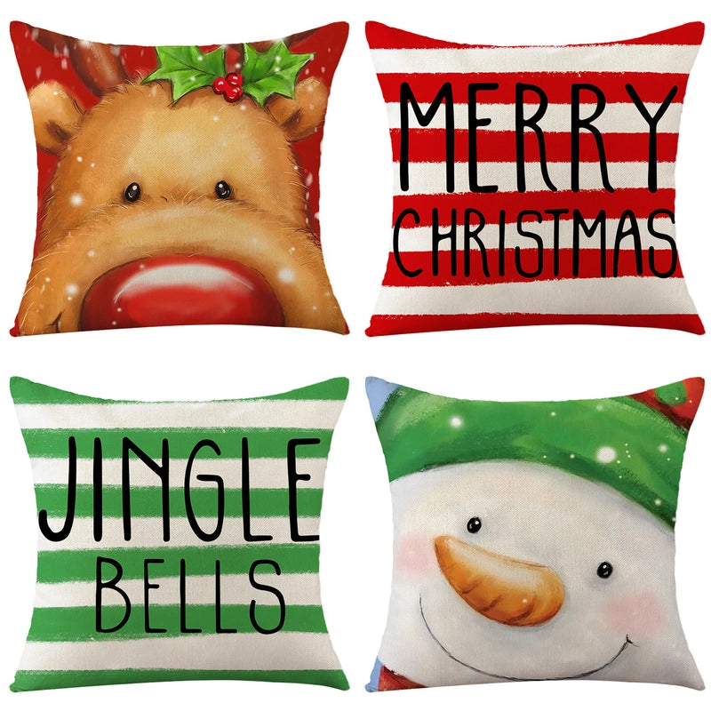 Christmas Combination Pillow Case New Home Sofa Decoration Cushion Pillow Case Manufacturers
