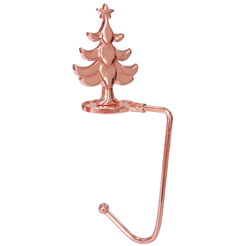 Christmas Fireplace Hook Metal Bag Hook Snowflake Christmas Stocking Hook In Stock