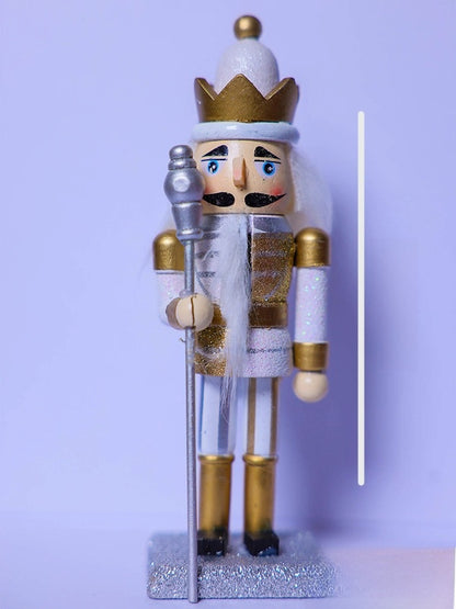 Christmas Gift Nutcracker Guard Decoration Home Desktop Ceramic Decoration Gift Children Christmas Gift