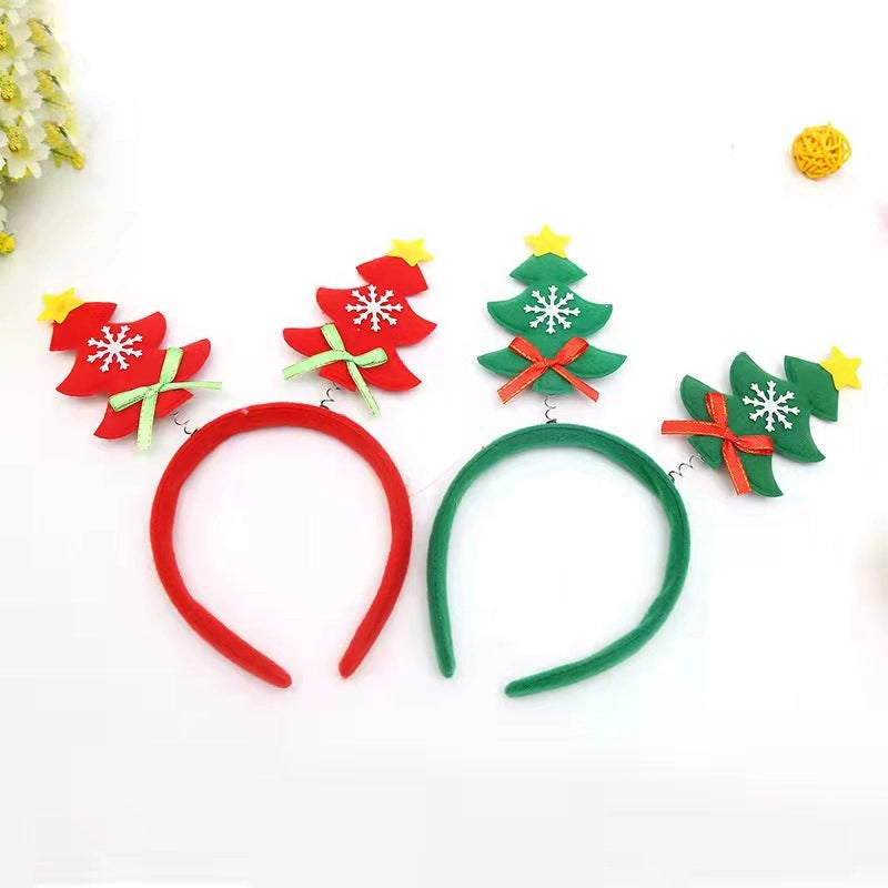 Christmas Cartoon Style Cute Snowman Elk Party Festival Headband