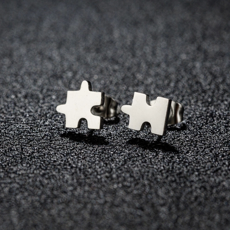 1 Pair Christmas Sweet Minimalist Snowflake Irregular Polishing Plating 304 Stainless Steel 18K Gold Plated Ear Studs
