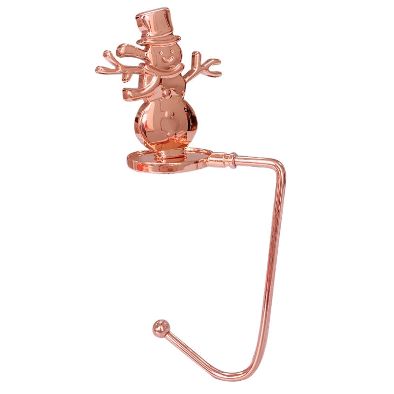 Christmas Fireplace Hook Metal Bag Hook Snowflake Christmas Stocking Hook In Stock