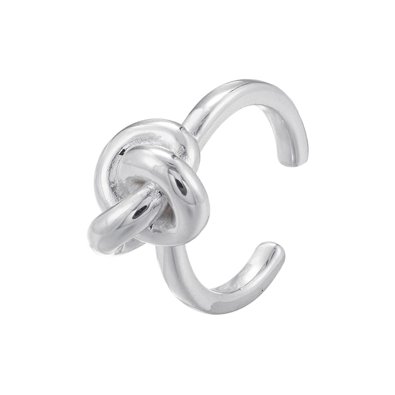 Casual Vintage Style Minimalist Irregular Water Droplets Copper 18k Gold Plated Open Rings In Bulk