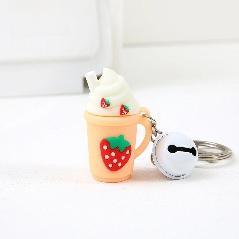Cute Cartoon Plastic Unisex Bag Pendant Keychain