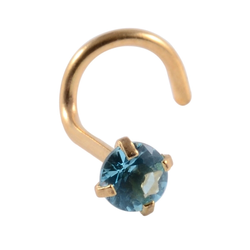 6 Pieces Nose Rings & Studs Casual Tropical Star 304 Stainless Steel Plating Zircon 18K Gold Plated Nose Rings & Studs