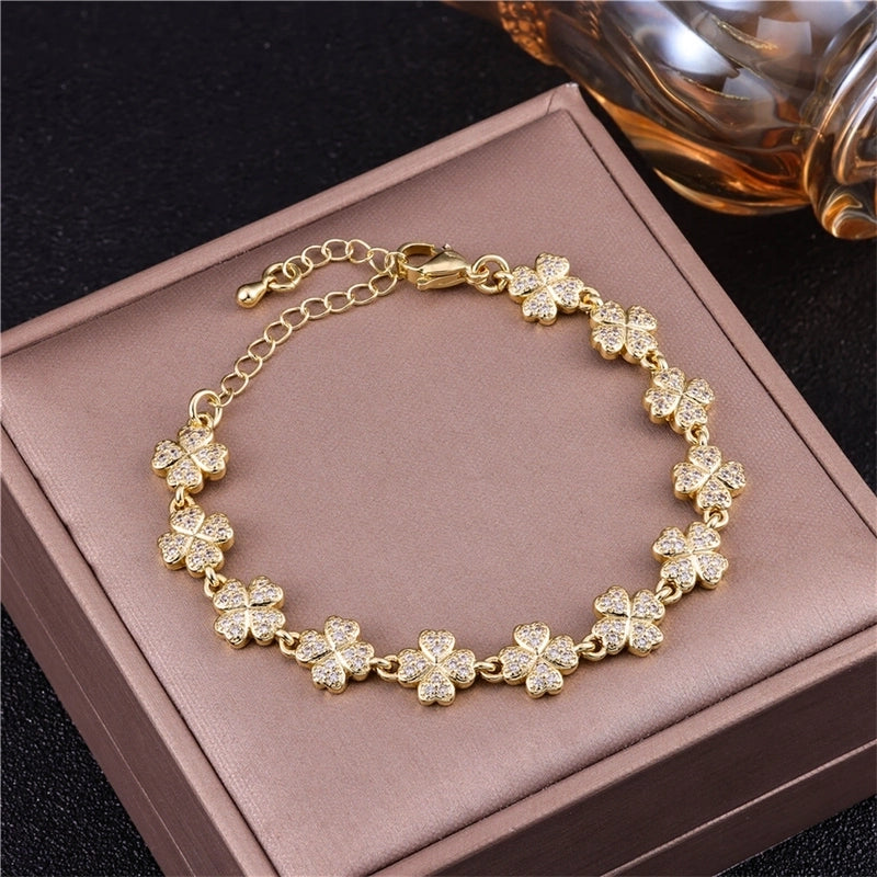 Vintage Style Minimalist Animal Letter Copper Bracelets Cuban Link Chain Curb Chain Cable Chain Box Chain