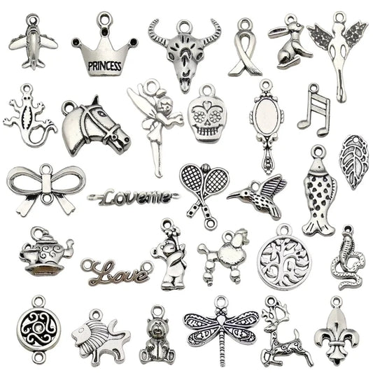 1 Piece Alloy Heart Shape Life Tree Bow Knot Jewelry Accessories Pendant