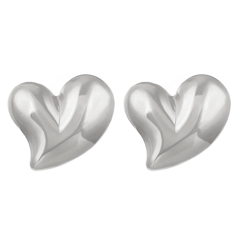 1 Pair Minimalist Classic Style Water Droplets Titanium Steel 18K Gold Plated Ear Studs