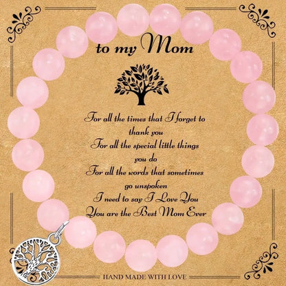 Casual Minimalist Tree 304 Stainless Steel Natural Stone Bracelets In Bulk