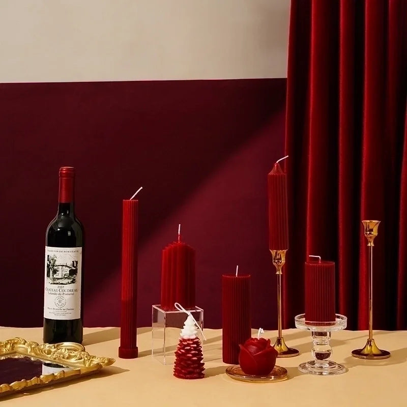 Valentine'S Day Romantic Solid Color Soybean Mixed Wax