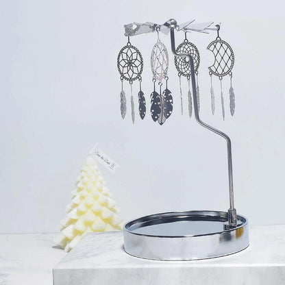 Novelty Solid Color Stainless Steel Metal Candlestick