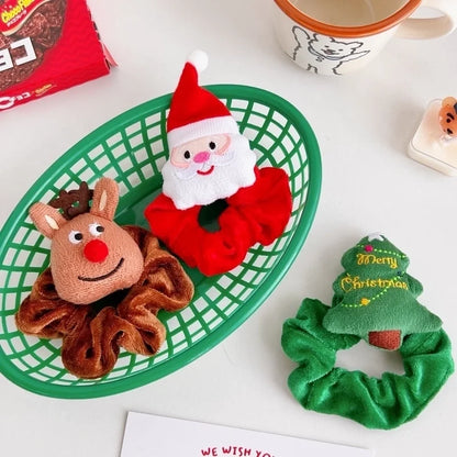 Christmas Minimalist Christmas Tree Santa Claus Elk Plush Daily Festival