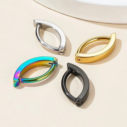 1 Piece Belly Rings Basic Minimalist Classic Style Geometric 304 Stainless Steel 18K Gold Plated Belly Rings