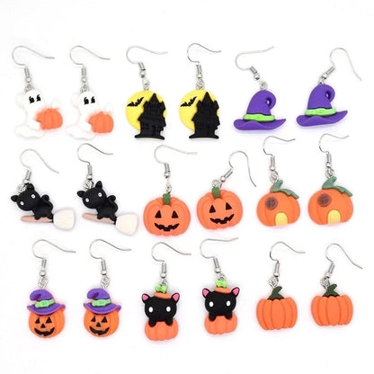 Cute Cartoon Resin Drop Earrings