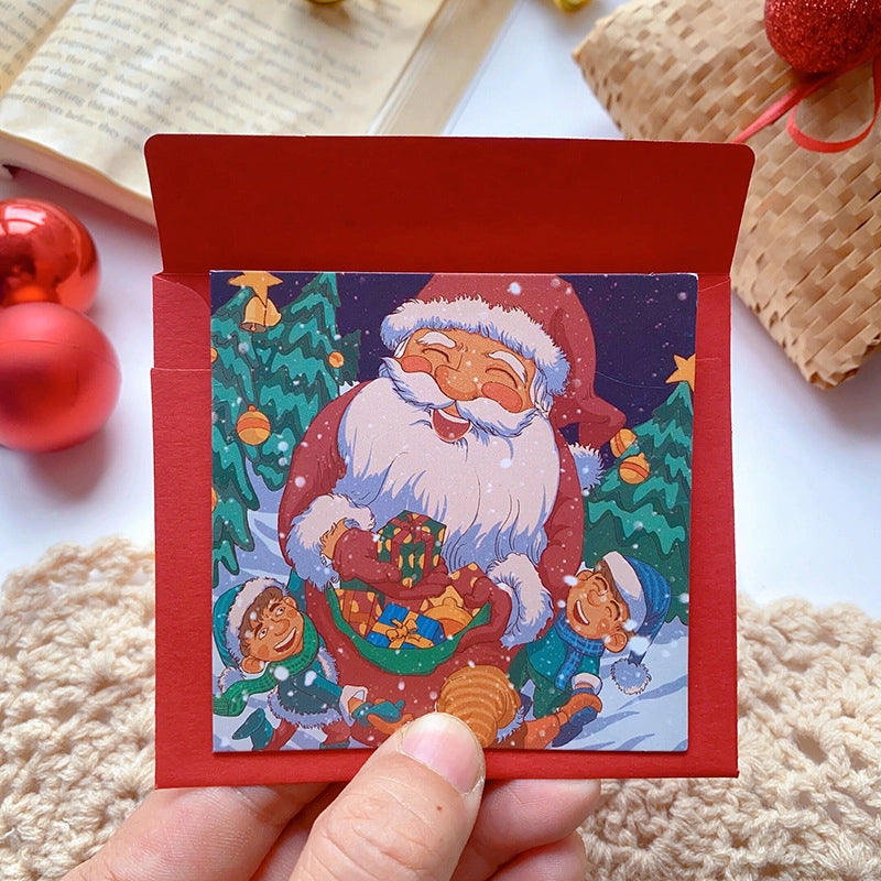 Christmas Christmas Tree Elk Christmas Festival Card