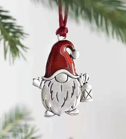 Christmas New Popular Decorations Pendant Metal Snowman Christmas Decorations Home Decorations