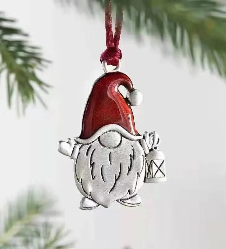 Christmas New Popular Decorations Pendant Metal Snowman Christmas Decorations Home Decorations