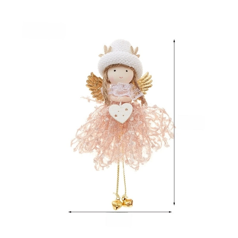 Christmas Angel Cloth Plush Party Hanging Ornaments