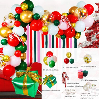 Christmas Casual Christmas Tree Star Emulsion Party Balloon Balloons