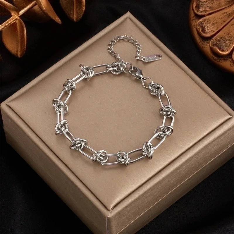 Classic Style Solid Color 304 Stainless Steel Plating Stainless Steel Jewelry Sets