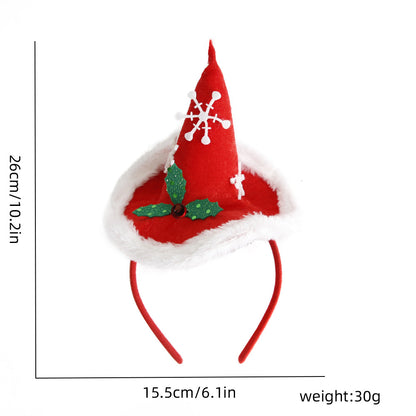 Christmas Cartoon Style Cute Exaggerated Christmas Hat Plastic Festival Street Headband