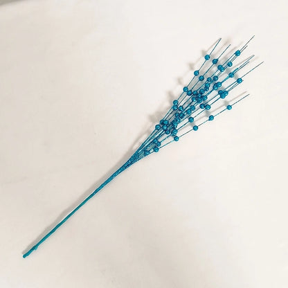 Christmas Decoration Gift Christmas Tree Garland Rattan DIY Decoration Accessories Gold Pink Sequins Simulation Berry Handle Bundle