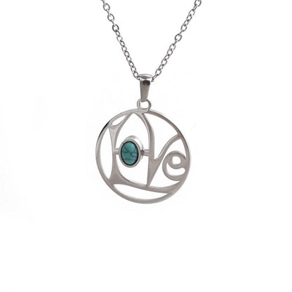 Casual Minimalist Life Tree 304 Stainless Steel Plating Pendant Necklace