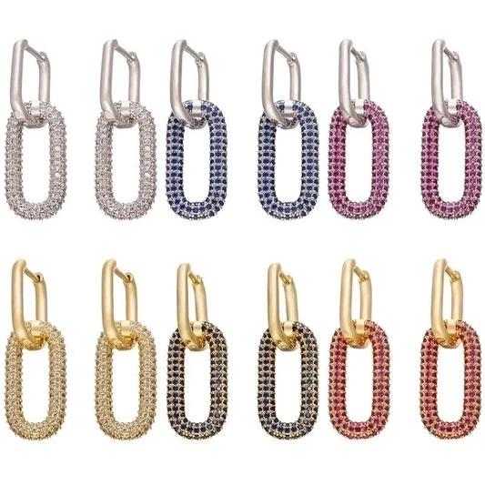 Plating Copper Copper Earrings