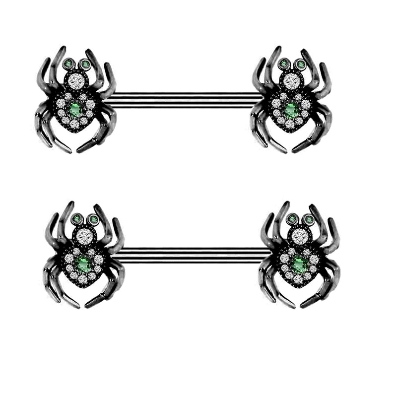 1 Piece Hip-hop Sexy Shiny Animal Heart Shape Plating Inlay Stainless Steel Copper Rhinestones Zircon White Gold Plated Gold Plated Ear Studs Belly Ring