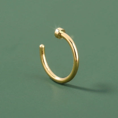 Simple Stainless Steel Piercing U-shaped Nose Ring Piercing Nose Ornaments