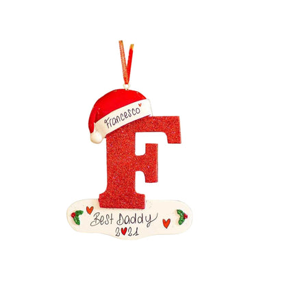 Cross-border Hot 26 English Letters Car Pendant Christmas Tree Decorative Ornaments Home Decorations