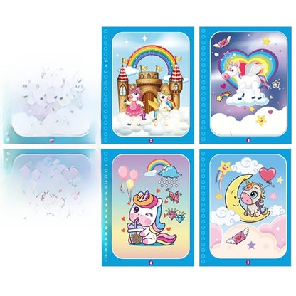 Children's Magic Water Painting Book Repeated Graffiti Educational Painting Book Scene Early Education Cognitive Matching Quiet Book
