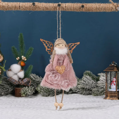 Christmas Cartoon Style Angel Cloth Daily Party Hanging Ornaments Decorations Hanging Ornaments