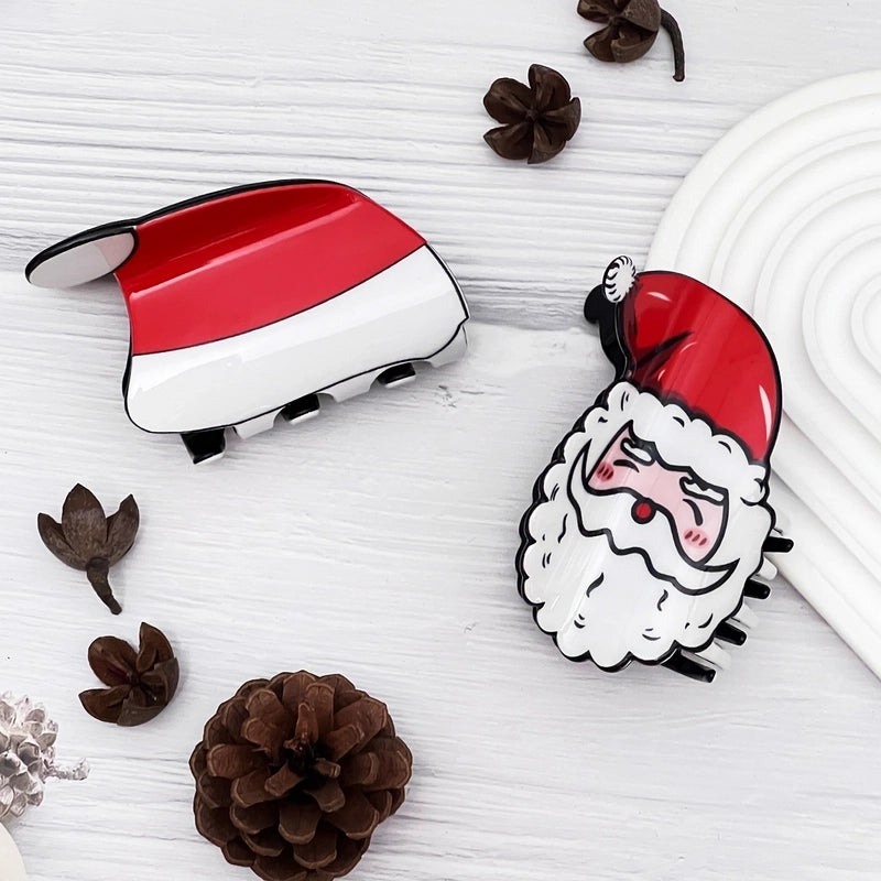 Christmas Cute Women's Christmas Hat Santa Claus Arylic Hair Claws