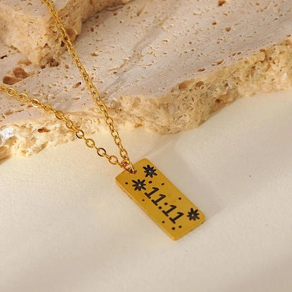 Elegant Glam Luxurious Geometric 304 Stainless Steel Stainless Steel Necklaces